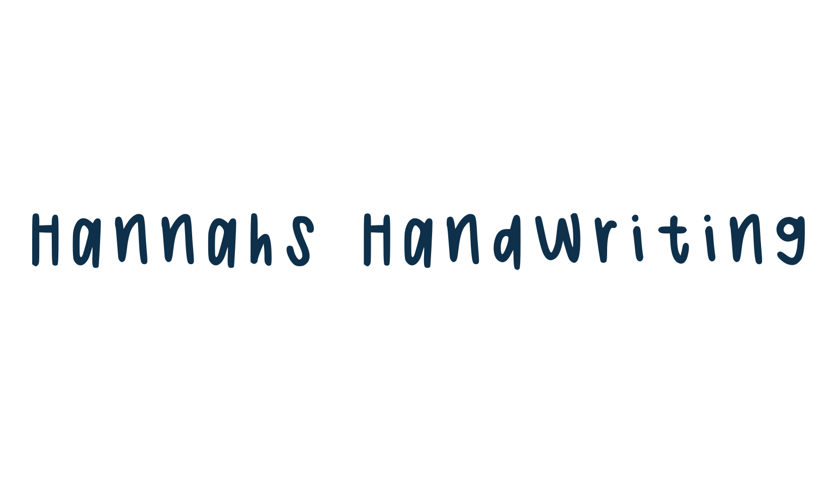 Hannahs Handwriting, script handwritten fancy decorative calligraphy font preview