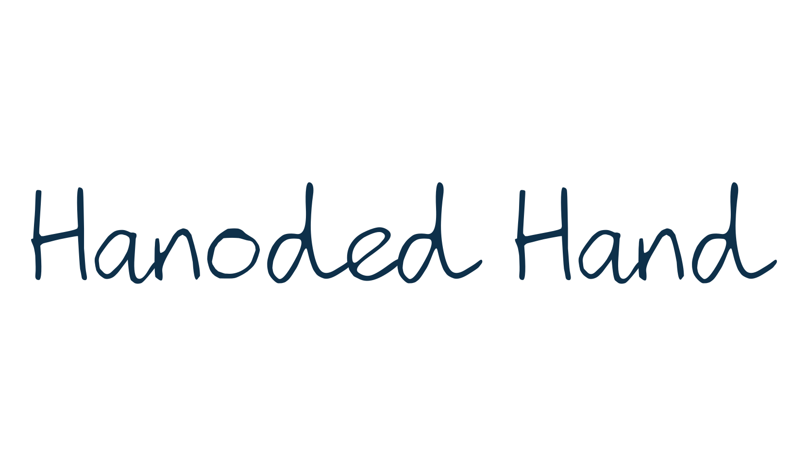 Hanoded Hand, handwriting font preview
