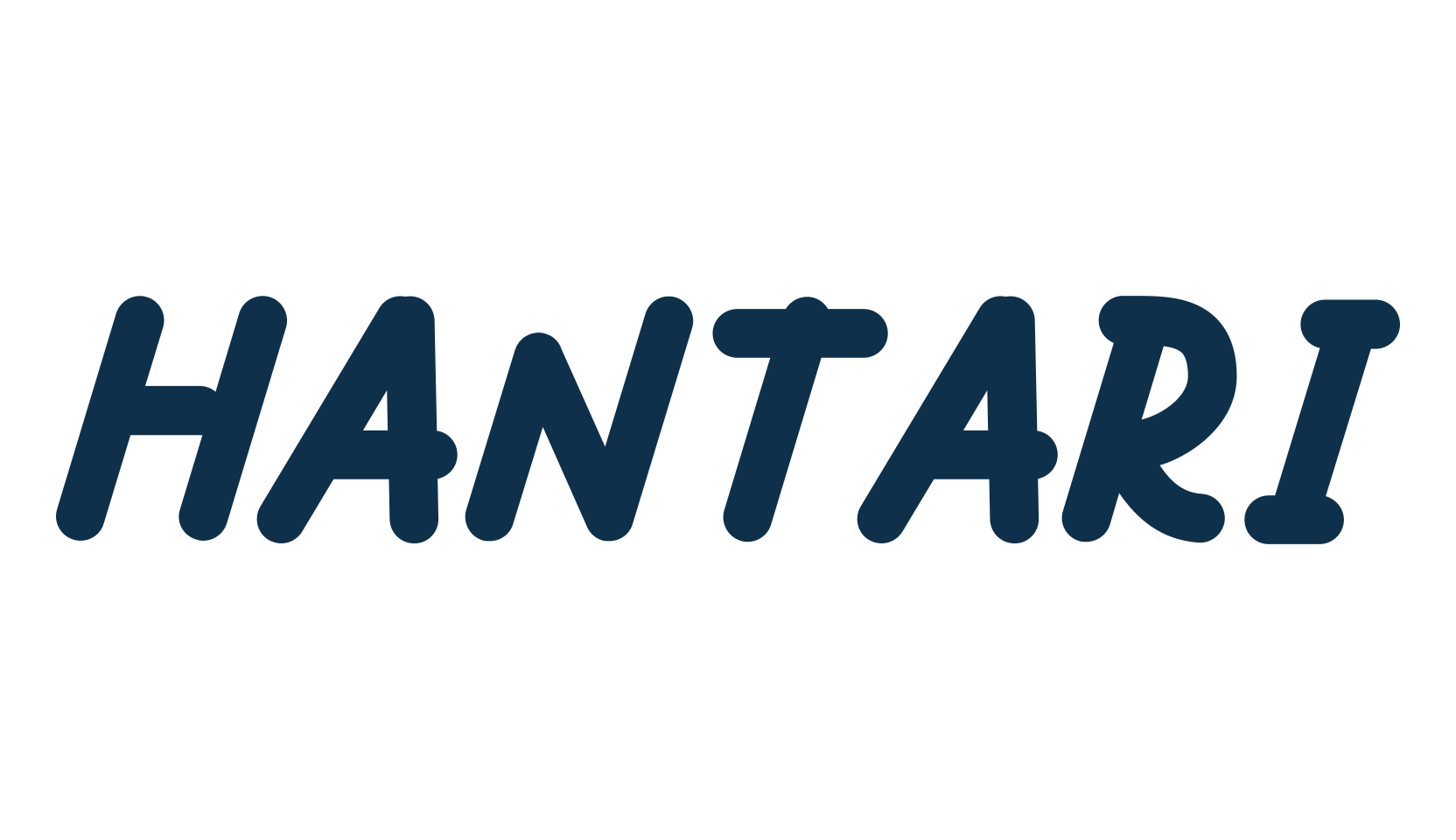 Hantari, fancy cartoon decorative comic font preview