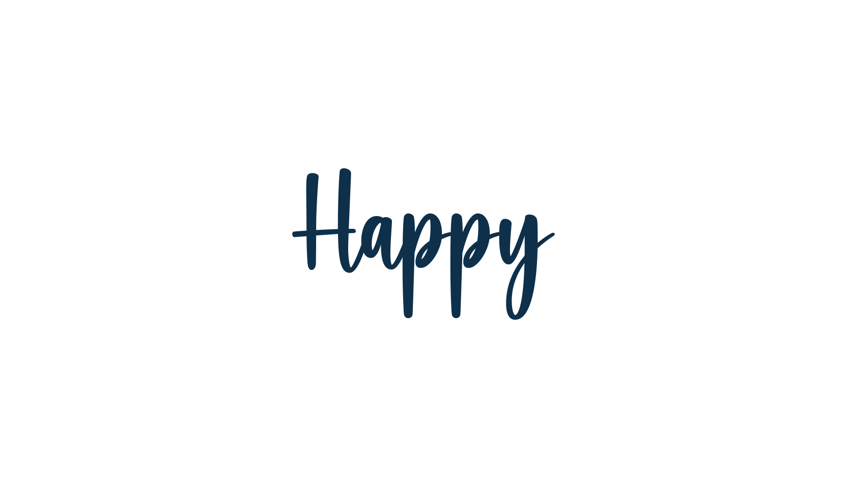 Happy (happy-4), various font preview