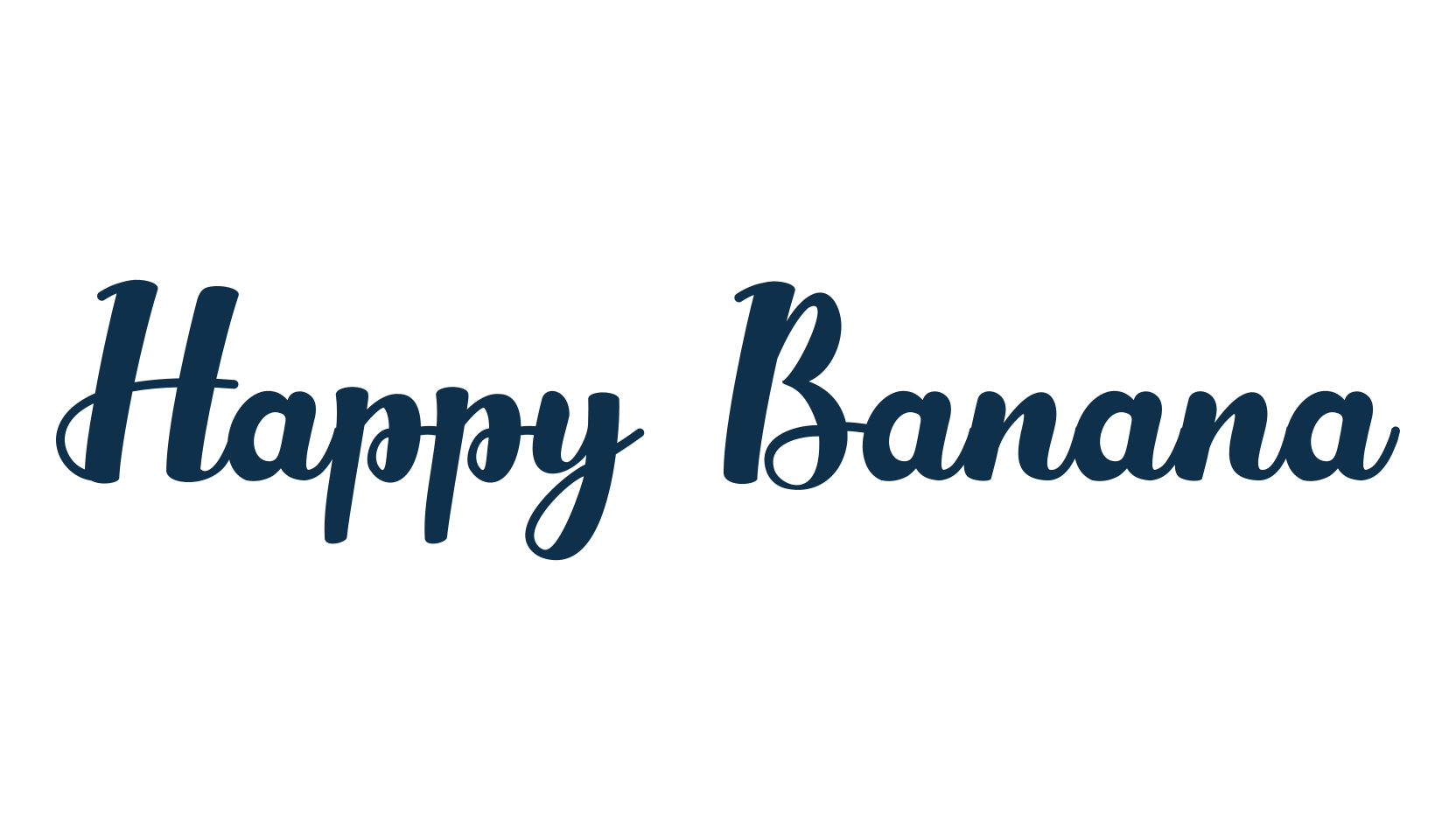 Happy Banana, display market font preview