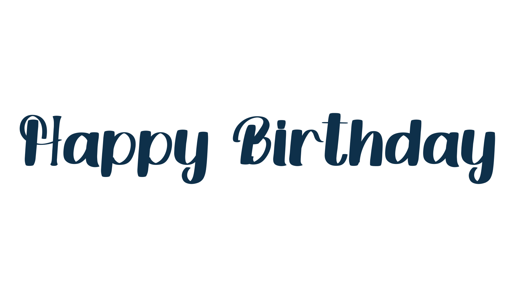Happy Birthday (happy-birthday-10), various font preview