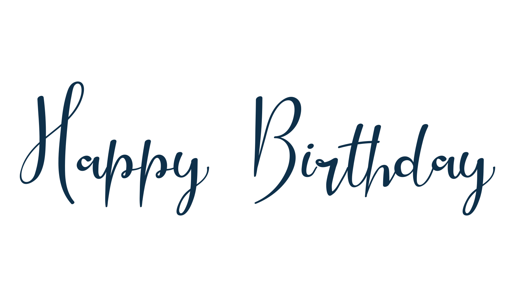Happy Birthday (happy-birthday-11), fancy various decorative script calligraphy font preview