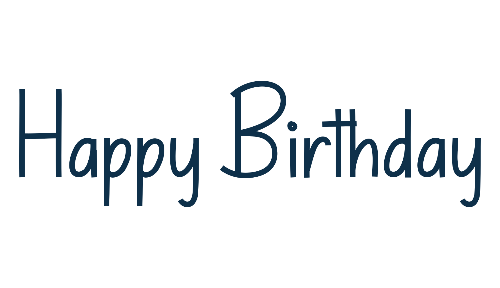 Happy Birthday (happy-birthday-7), fancy decorative font preview