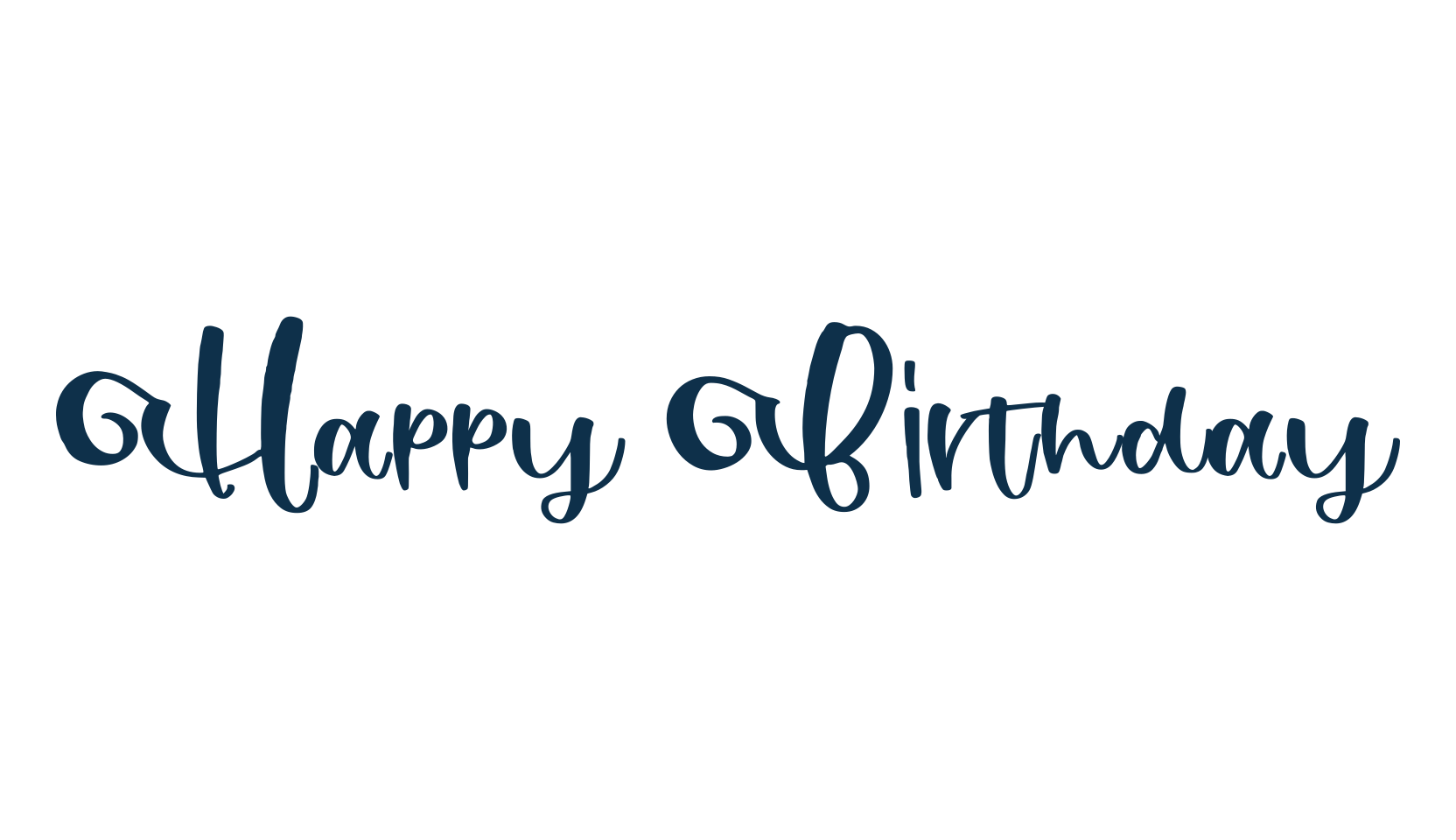 Happy Birthday (happy-birthday-8), script calligraphy fancy decorative font preview