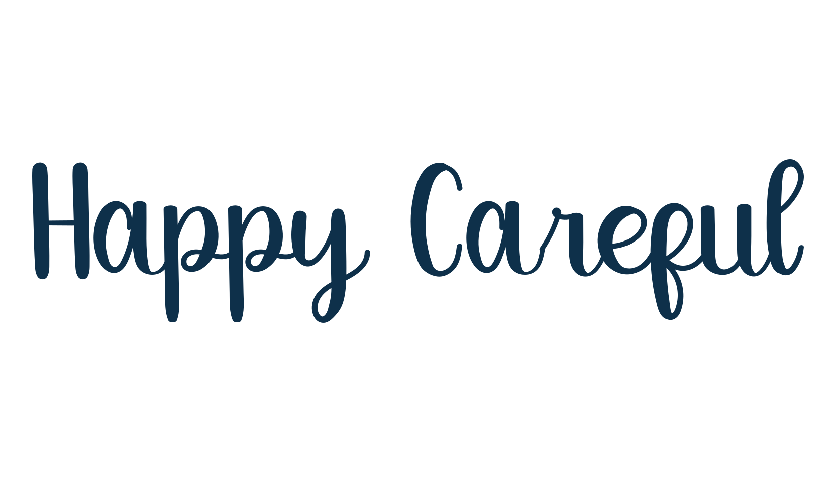 Happy Careful (happy-careful-2), fancy various decorative script calligraphy font preview