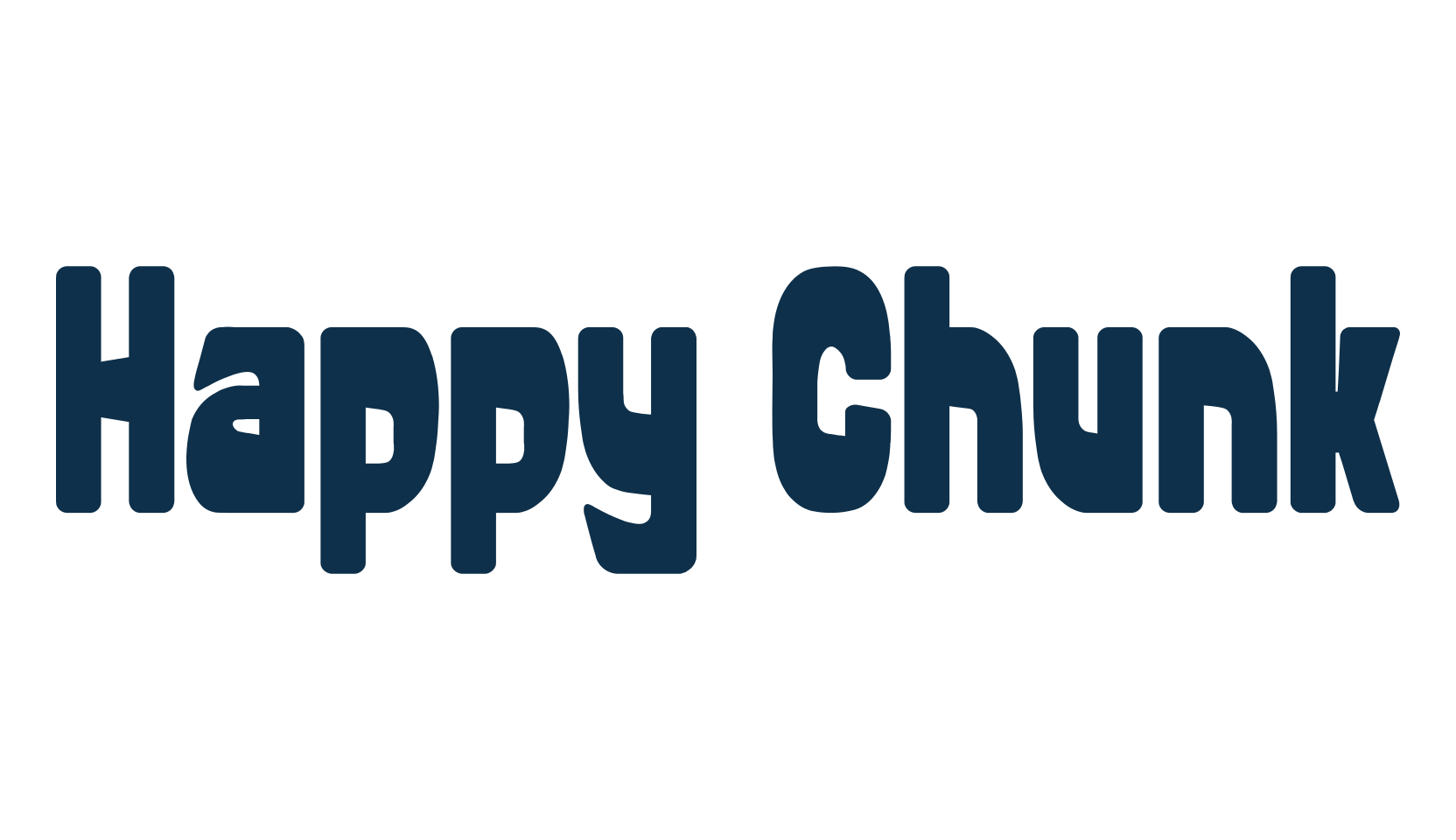Happy Chunk, cartoon font preview