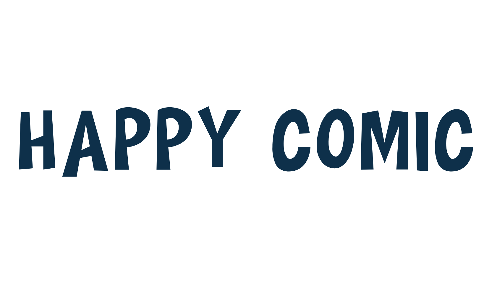 Happy Comic, fancy cartoon decorative comic font preview