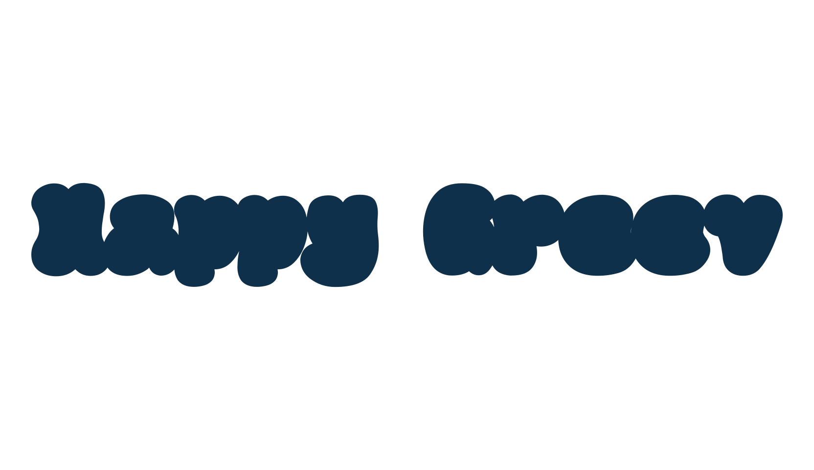 Happy Groov, groovy font preview