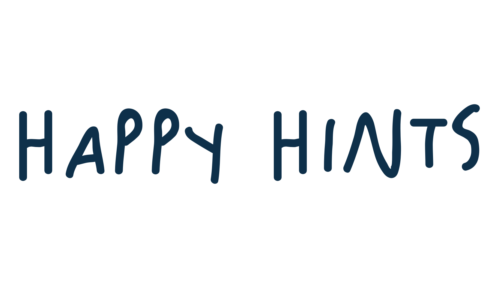 Happy Hints, script handwritten fancy decorative calligraphy font preview