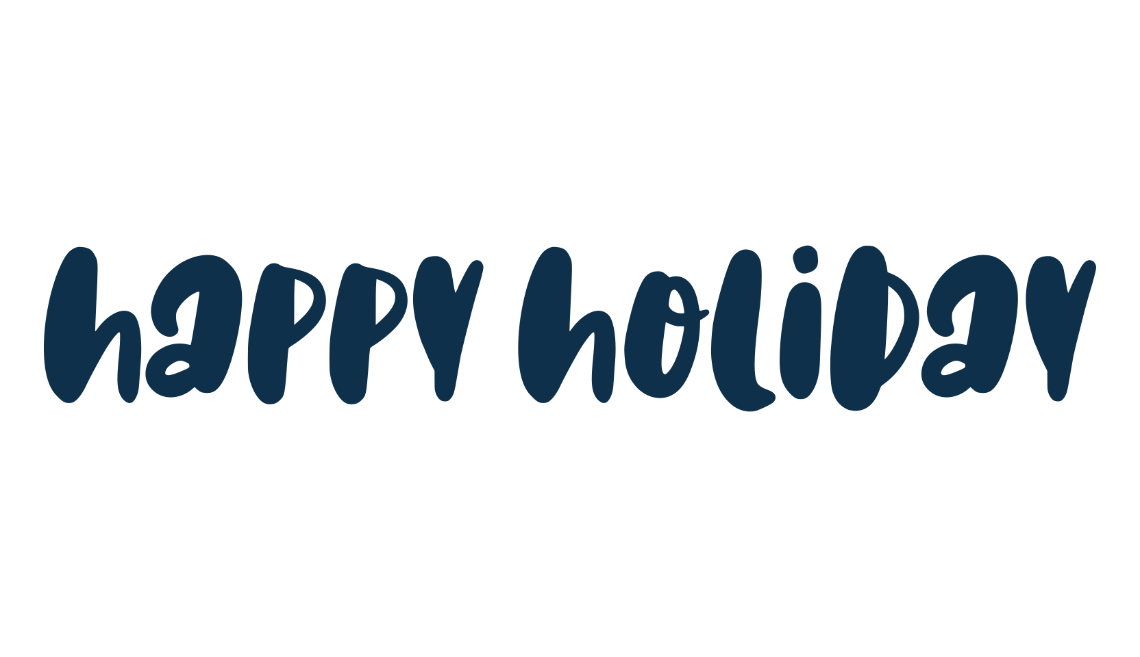 Happy Holiday (happy-holiday), display market font preview