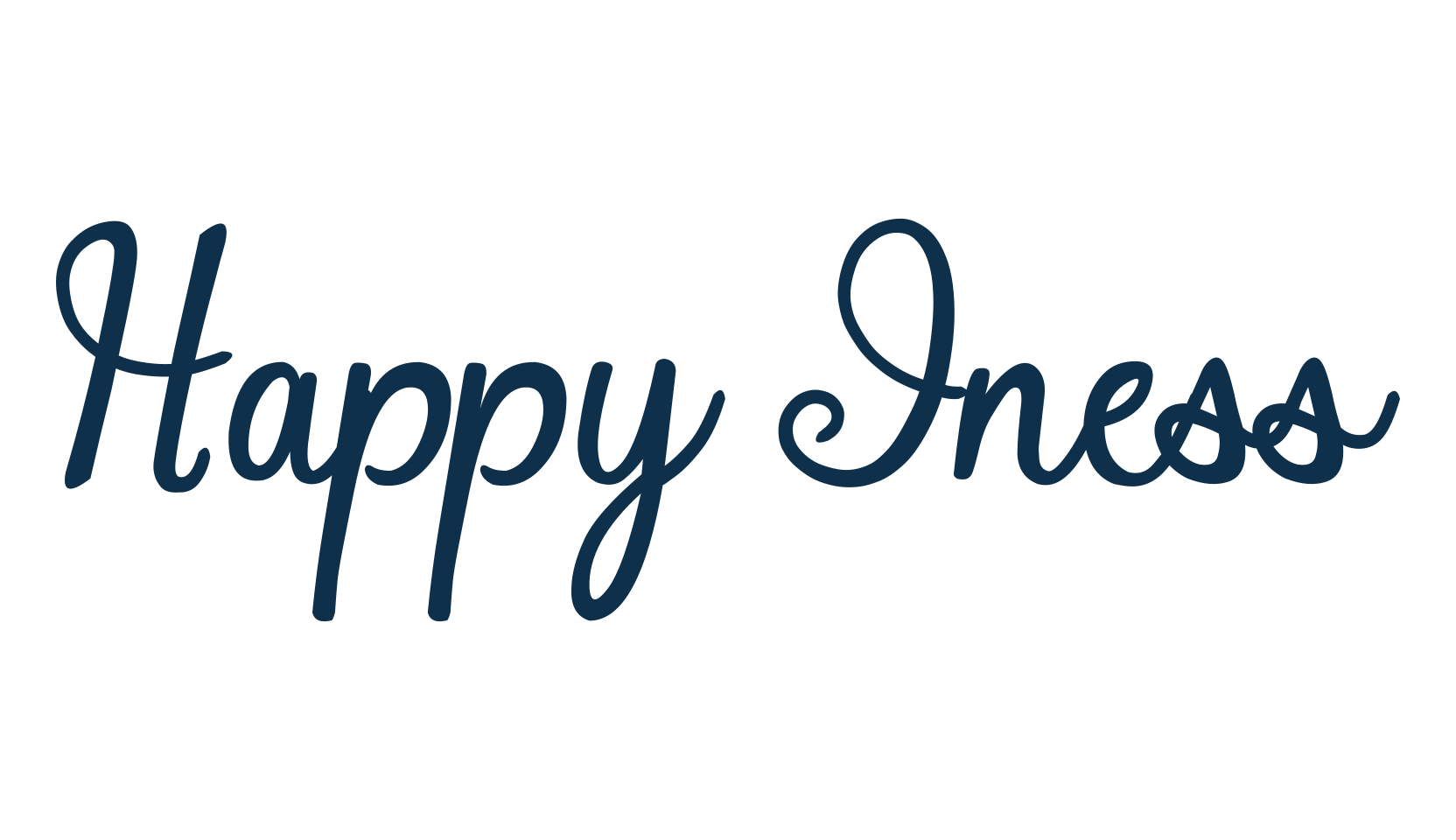 Happy Iness, fancy decorative font preview