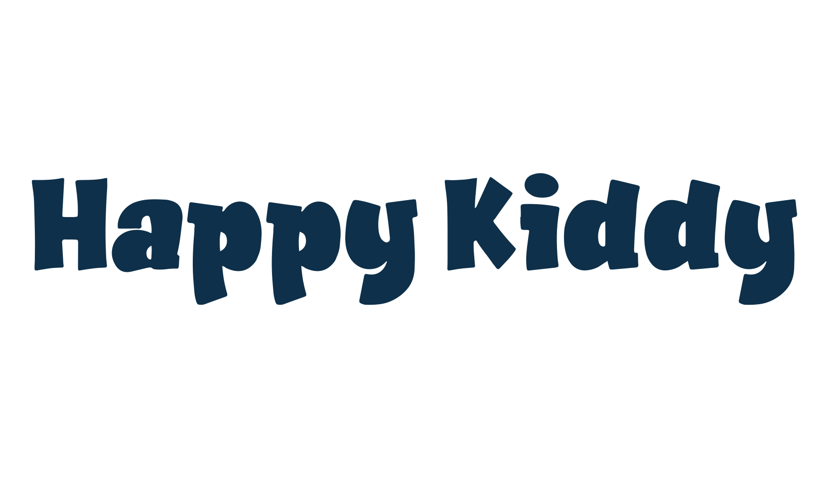 Happy Kiddy, cartoon font preview