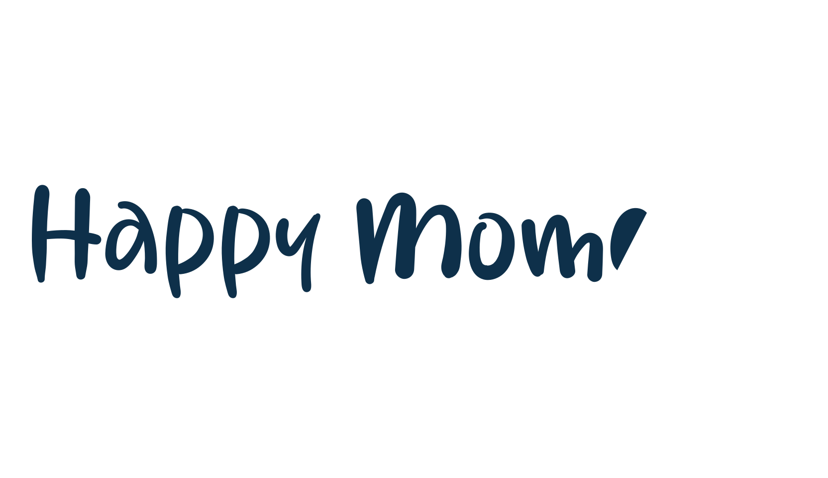 Happy Moments, brush font preview