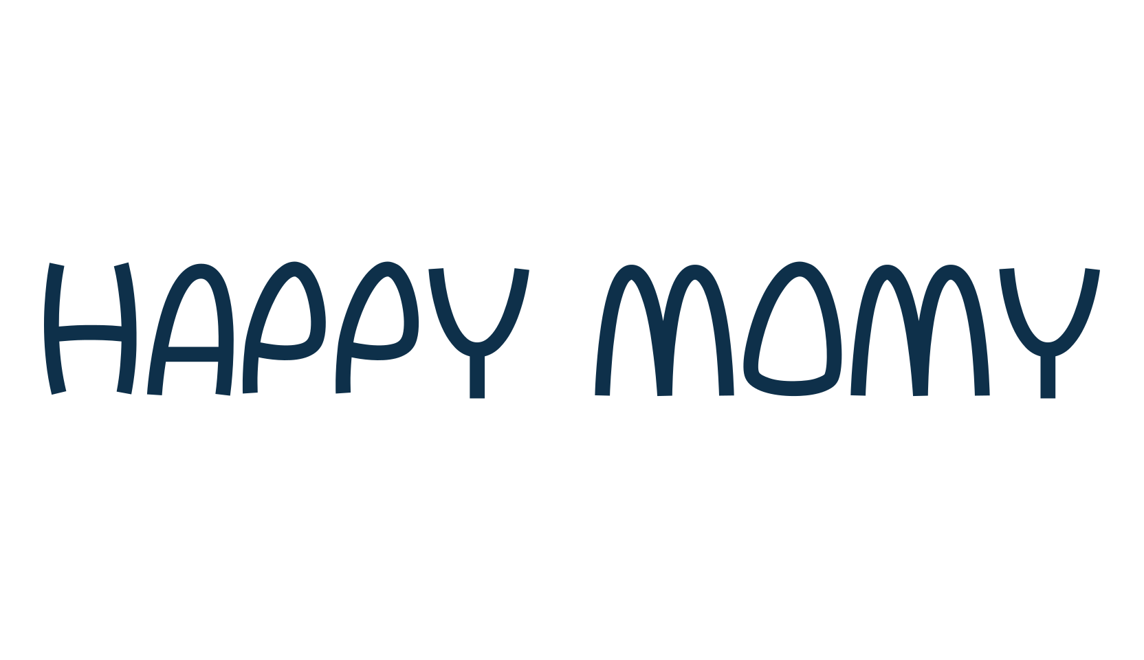 Happy Momy, fancy various decorative font preview