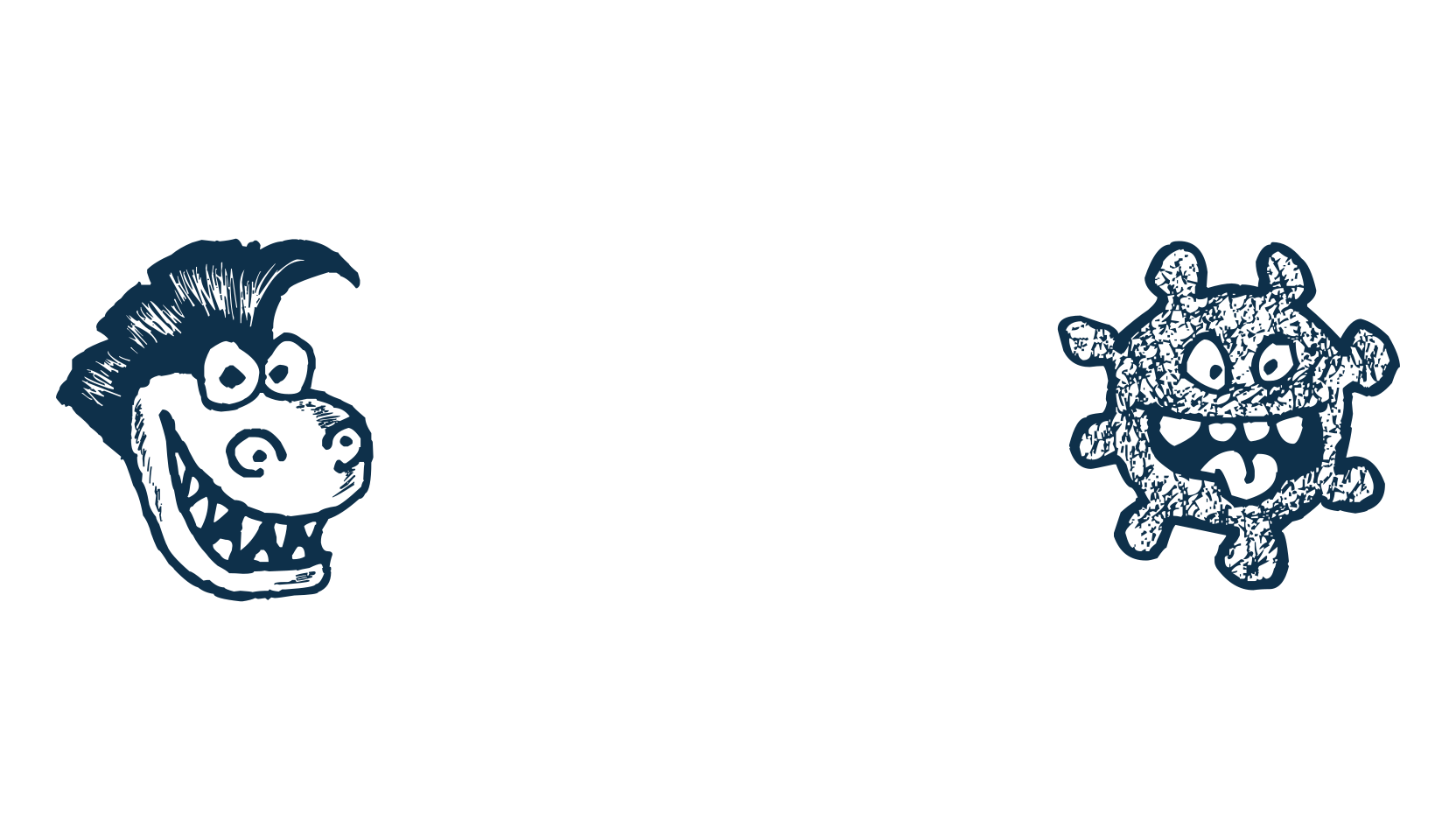 Happy Monsters, fancy decorative font preview