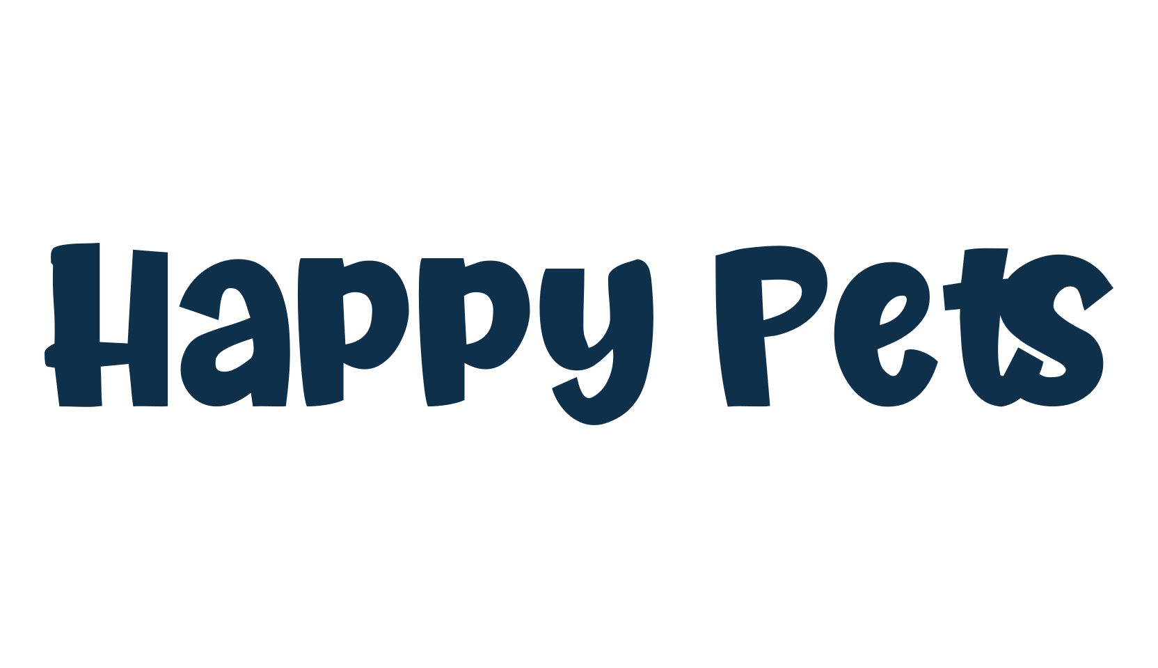 Happy Pets, cartoon font preview