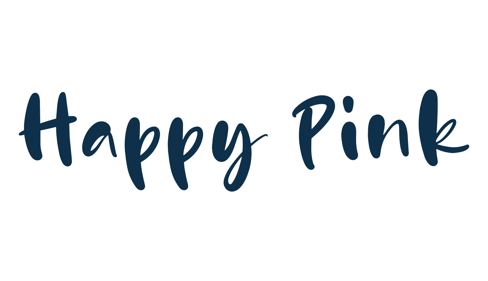 Happy Pink, display market font preview