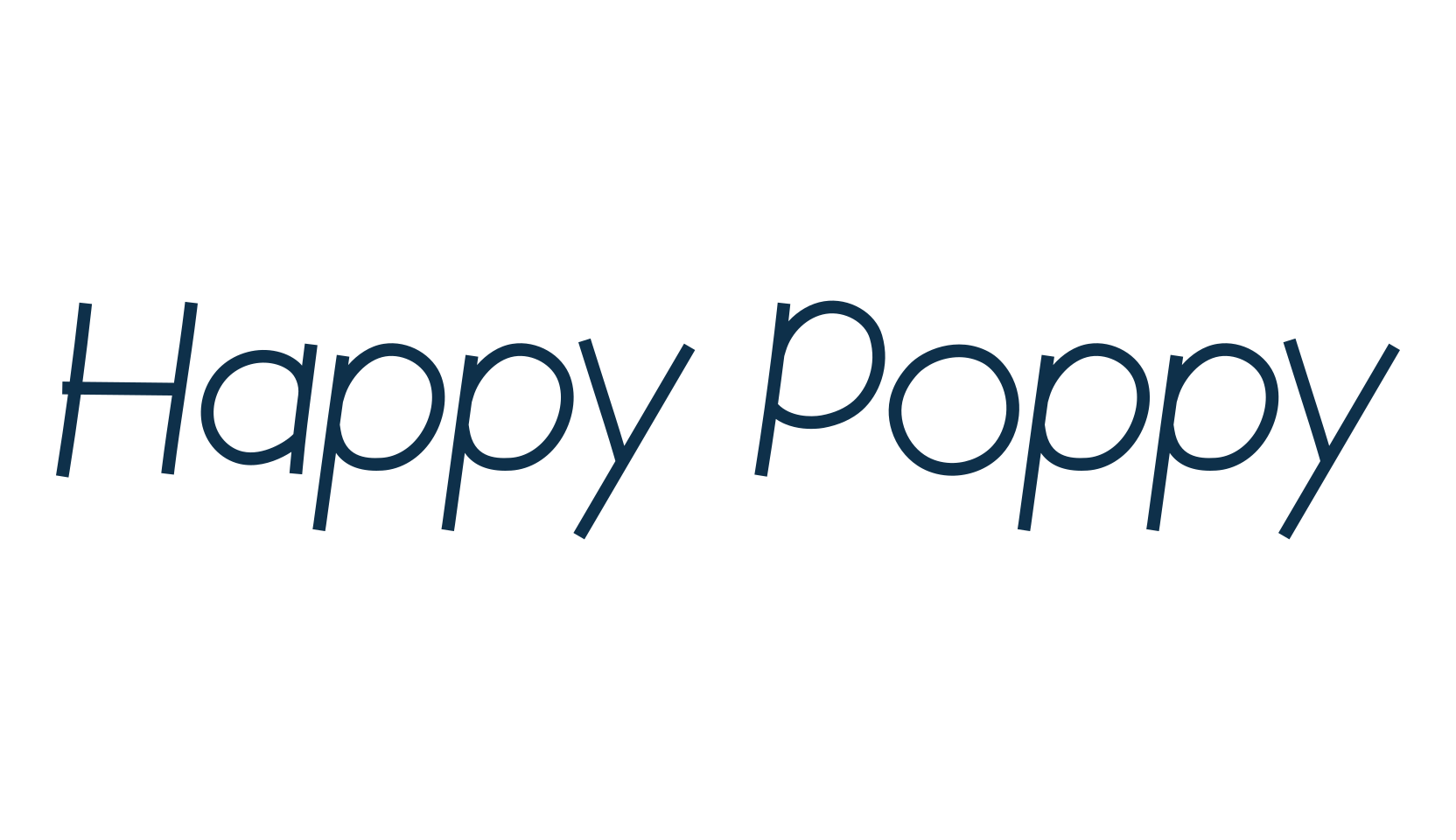 Happy Poppy, fancy various decorative font preview