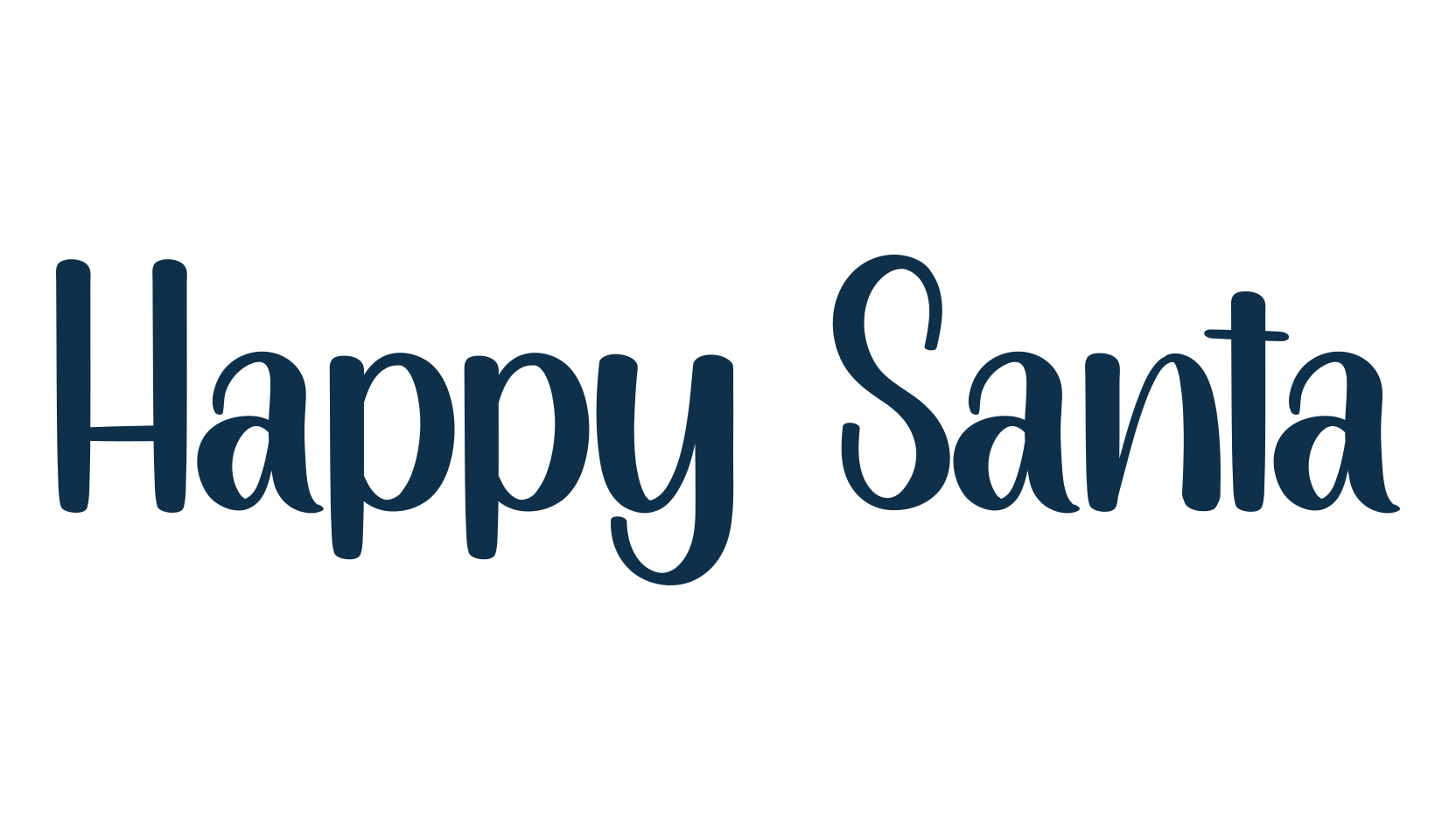 Happy Santa (happy-santa-2), various font preview