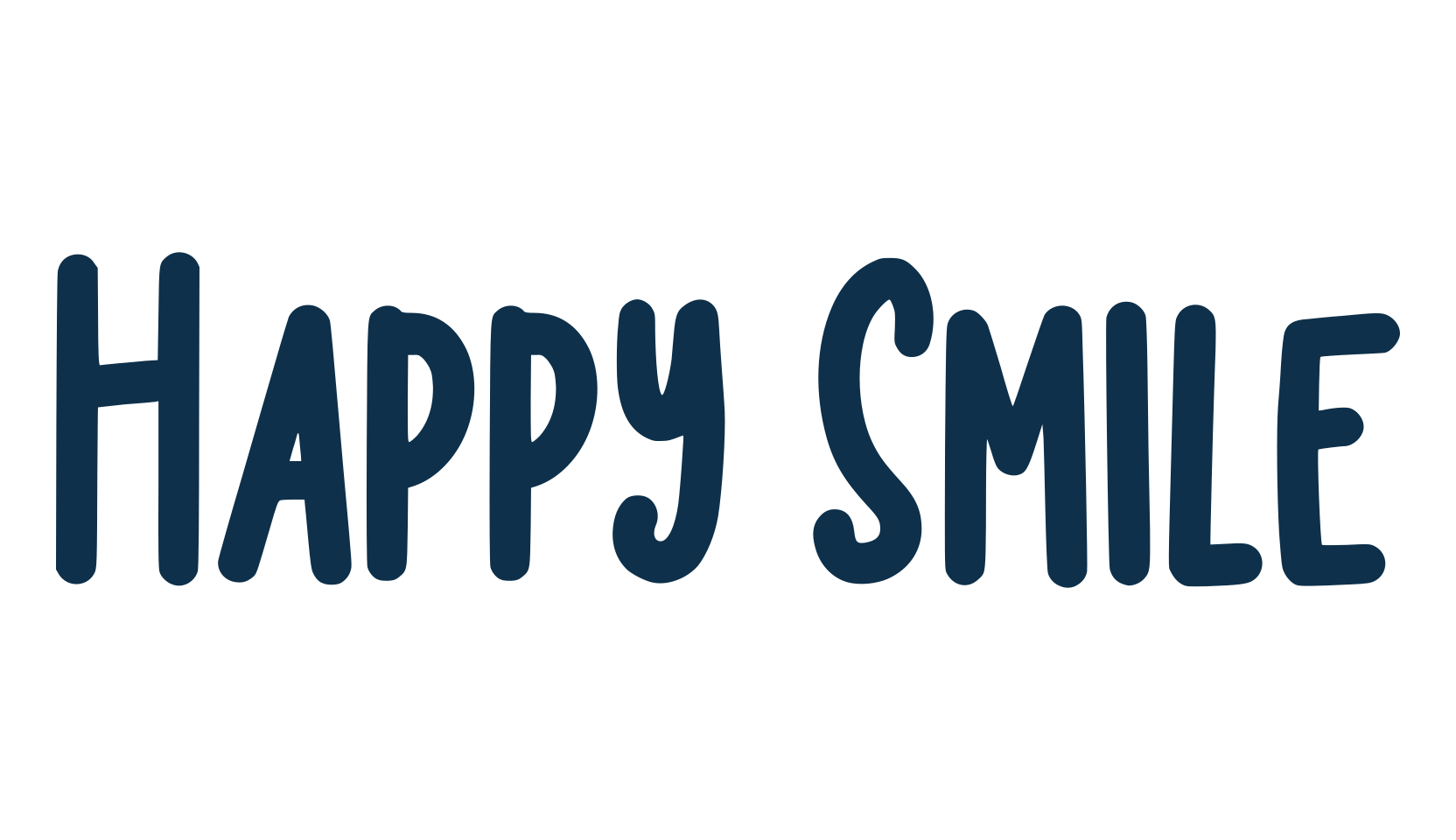 Happy Smile, fancy cartoon decorative comic font preview