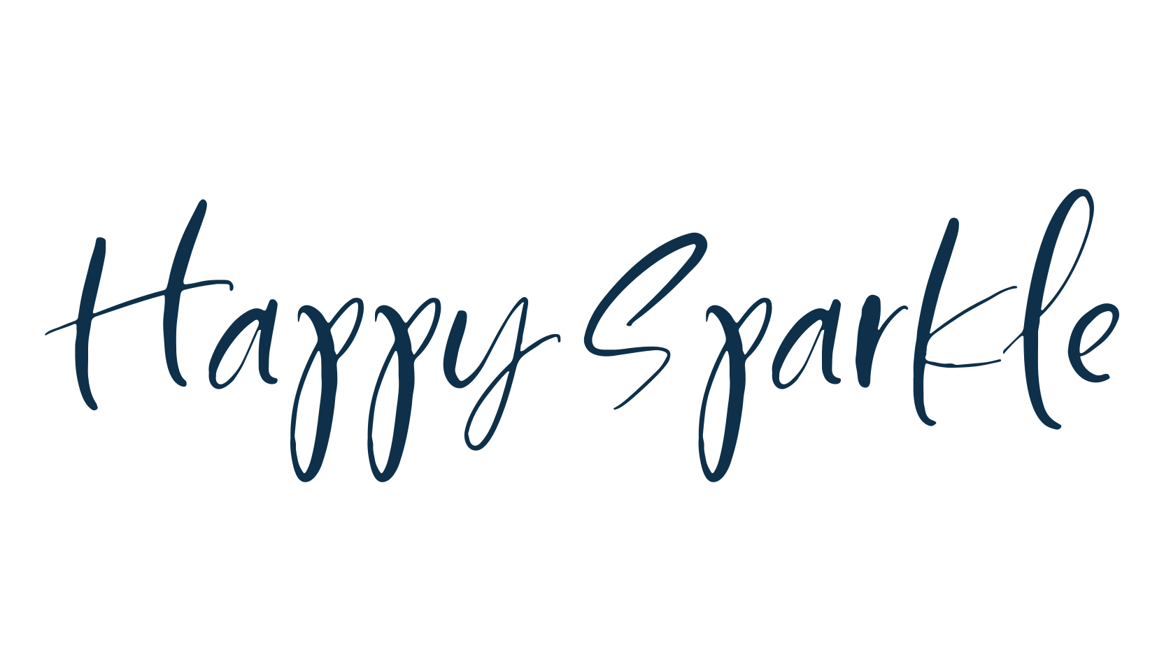 Happy Sparkle, handwriting font preview