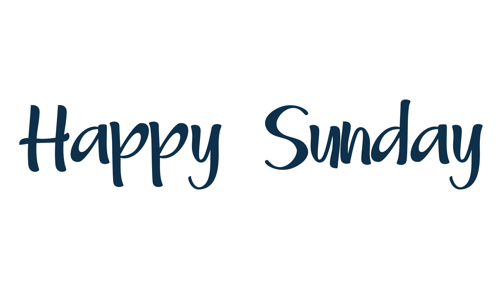 Happy Sunday (happy-sunday-2), display market font preview