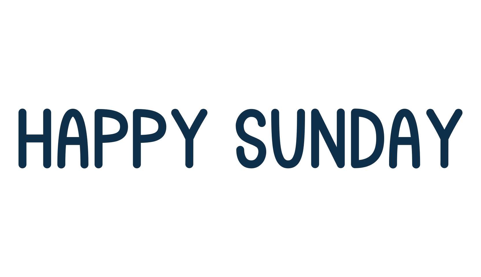 Happy Sunday (happy-sunday-5), script handwritten fancy decorative calligraphy font preview