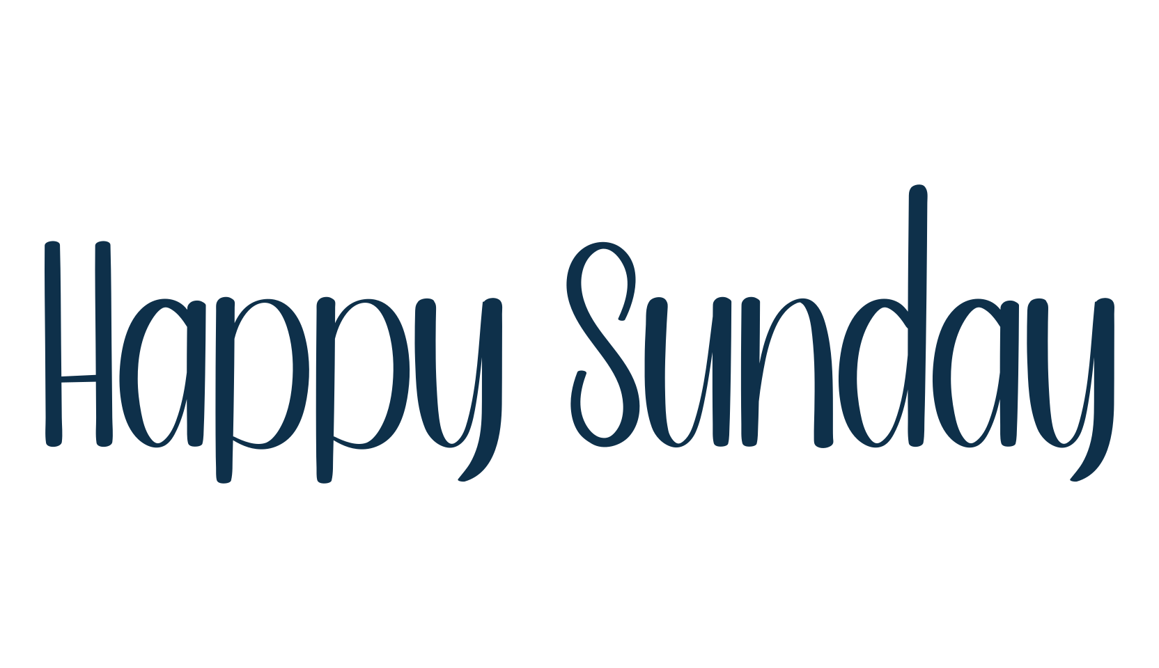 Happy Sunday (happy-sunday-7), fancy decorative font preview