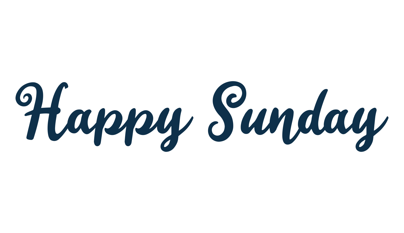 Happy Sunday (happy-sunday), fancy various decorative script calligraphy font preview
