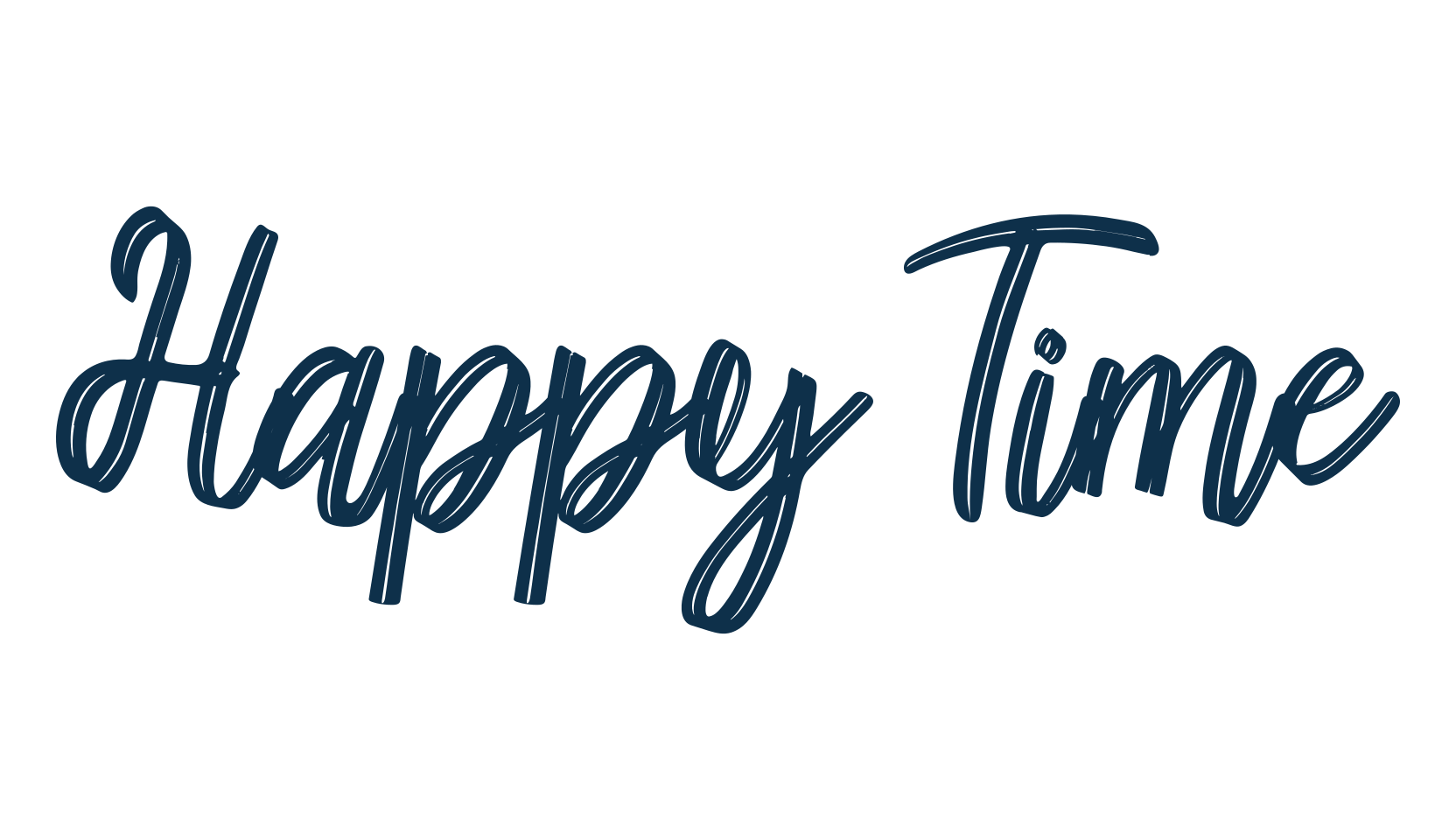 Happy Time (happy-time-2), script brush fancy decorative calligraphy font preview