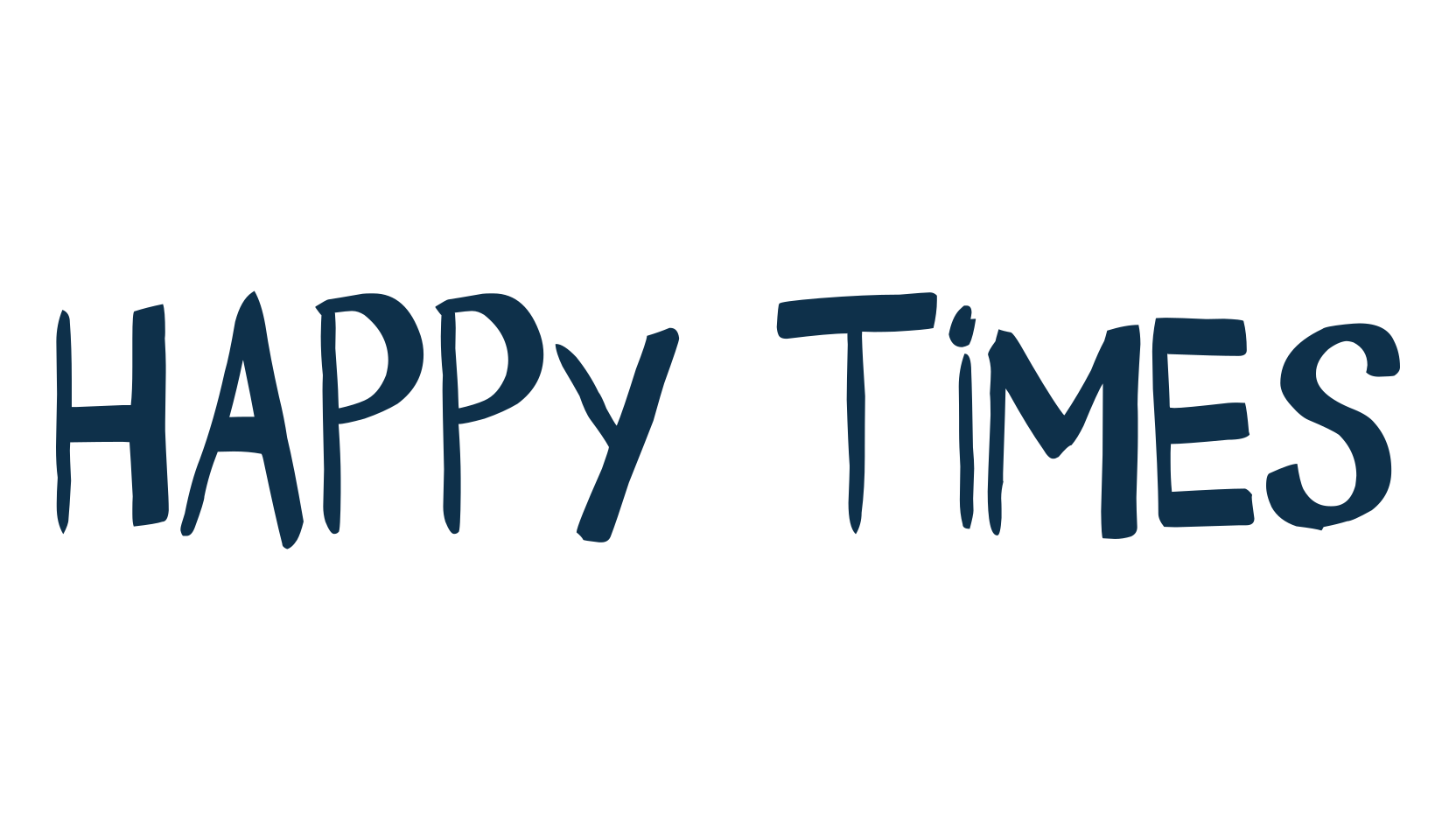 Happy Times (happy-times), fancy cartoon decorative font preview