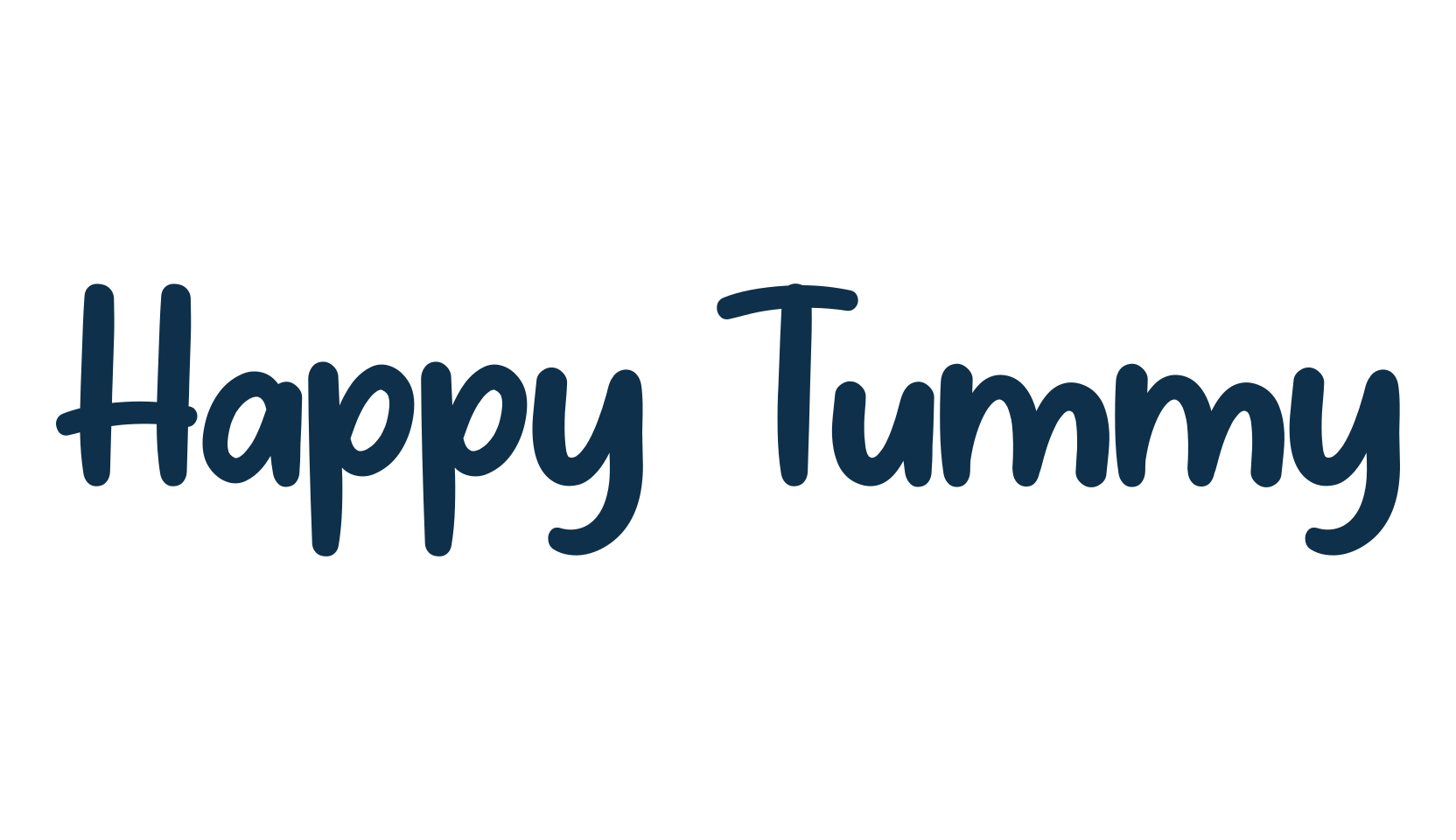 Happy Tummy, script handwritten fancy decorative calligraphy font preview