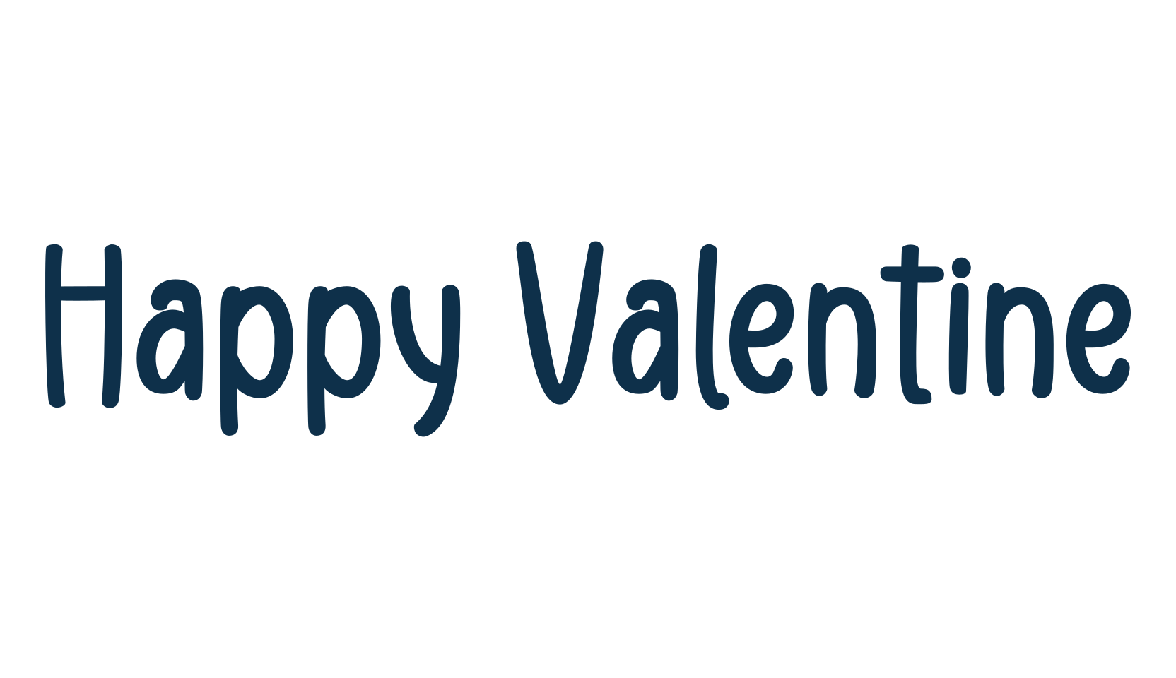 Happy Valentine, script handwritten fancy decorative calligraphy font preview