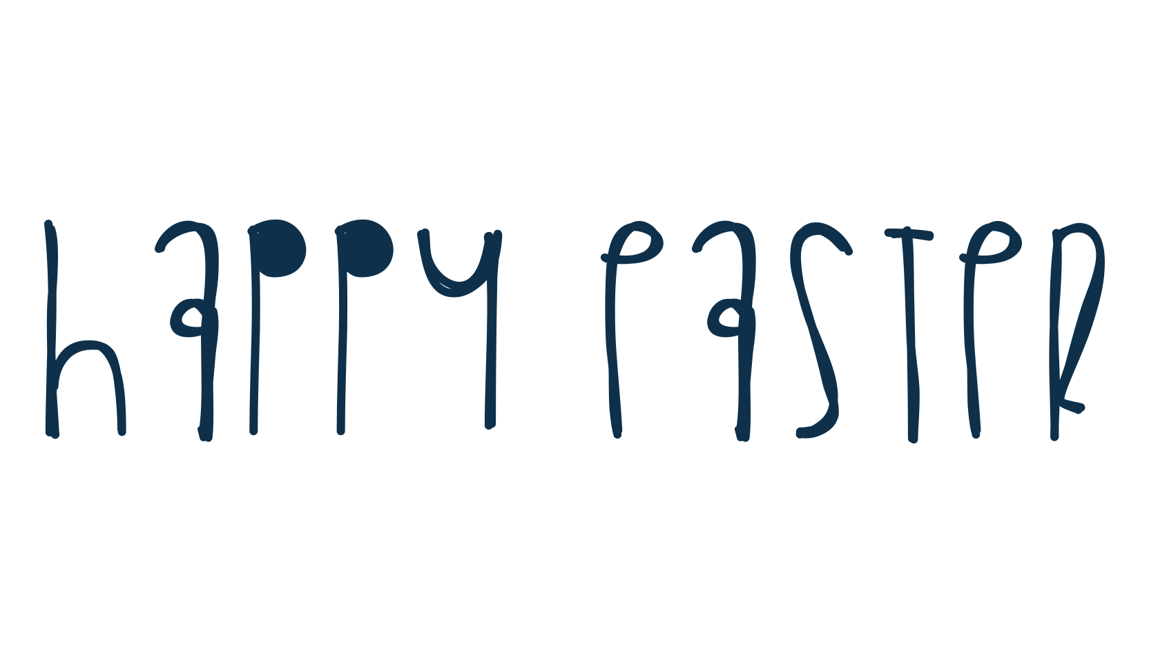 Happy Easter (happyeaster), fancy decorative font preview