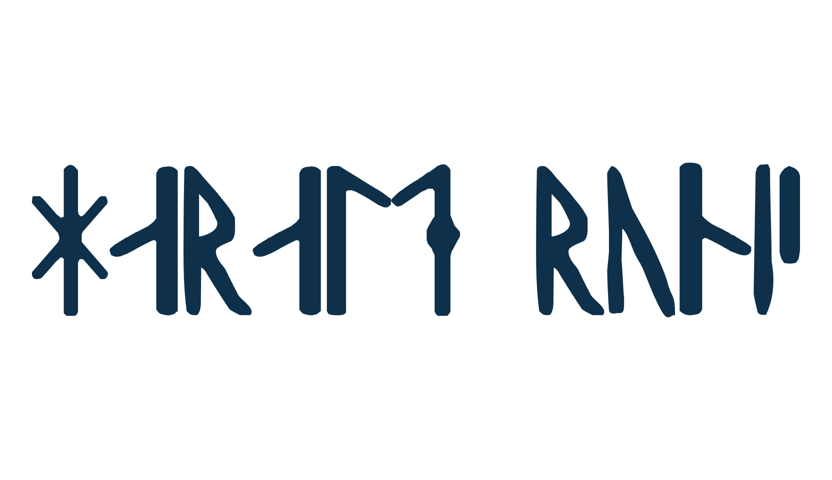 Harald Runic, display market font preview