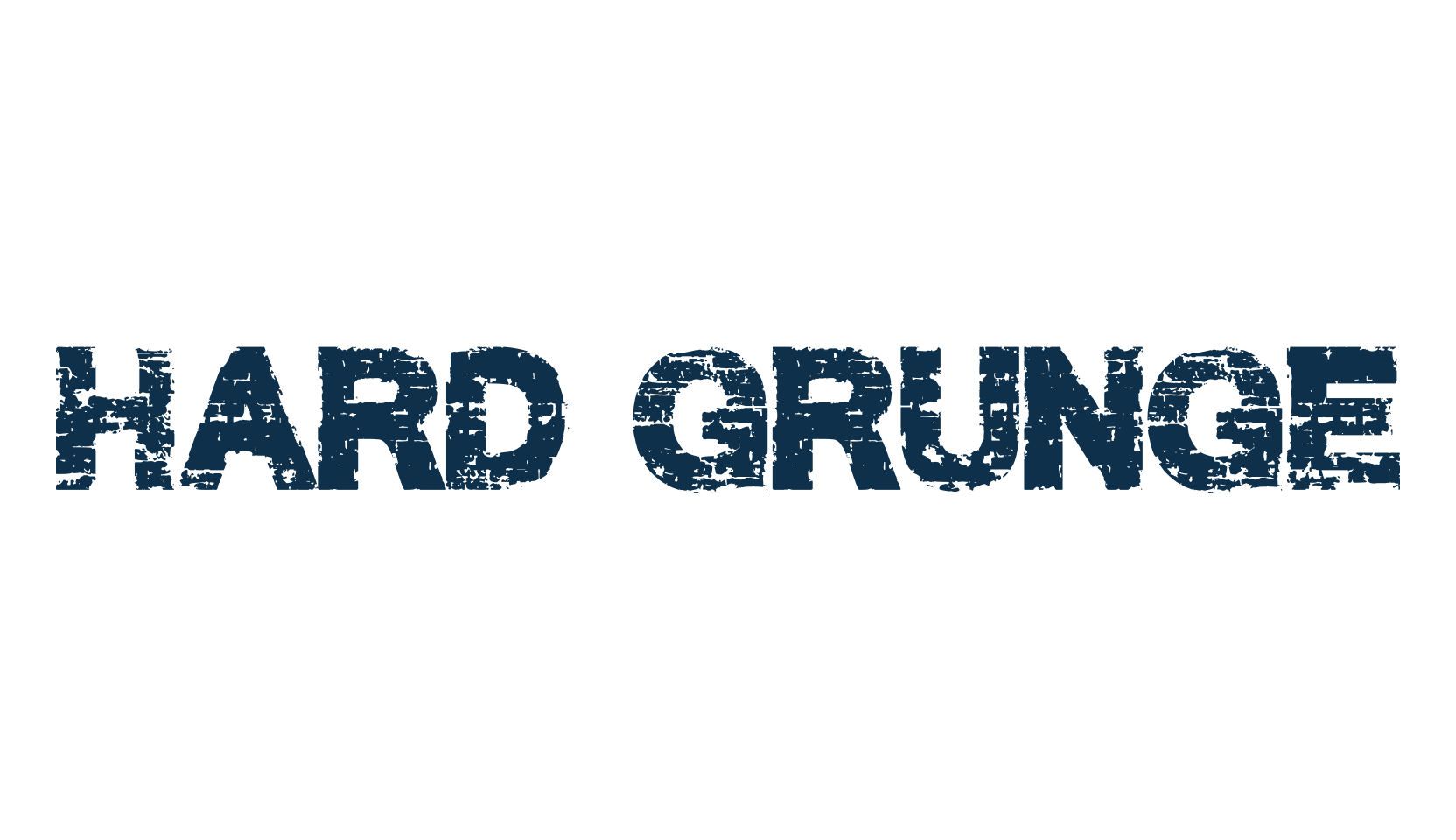 Hard Grunge, fancy destroy decorative font preview