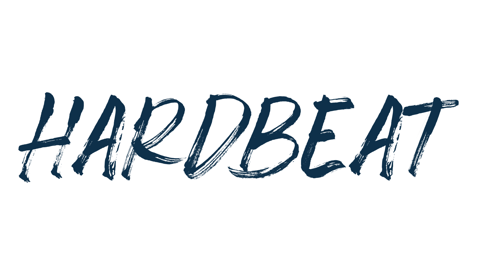 Hardbeat, script brush fancy decorative calligraphy font preview