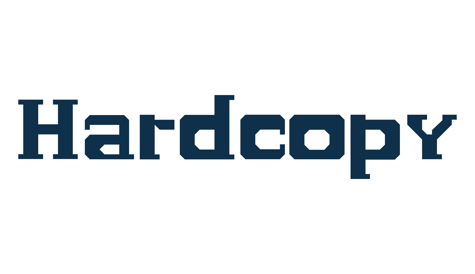 Hardcopy, fancy various techno sci-fi font preview