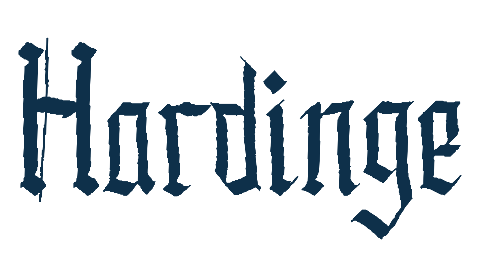 Hardinge, medieval font preview