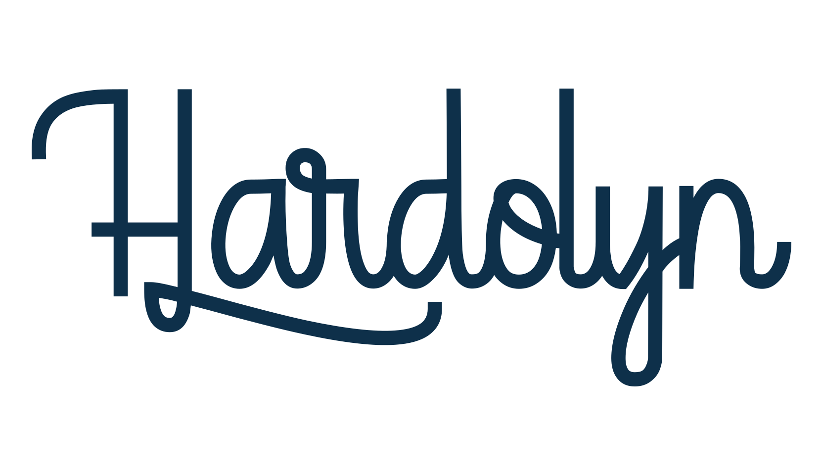 Hardolyn, various font preview