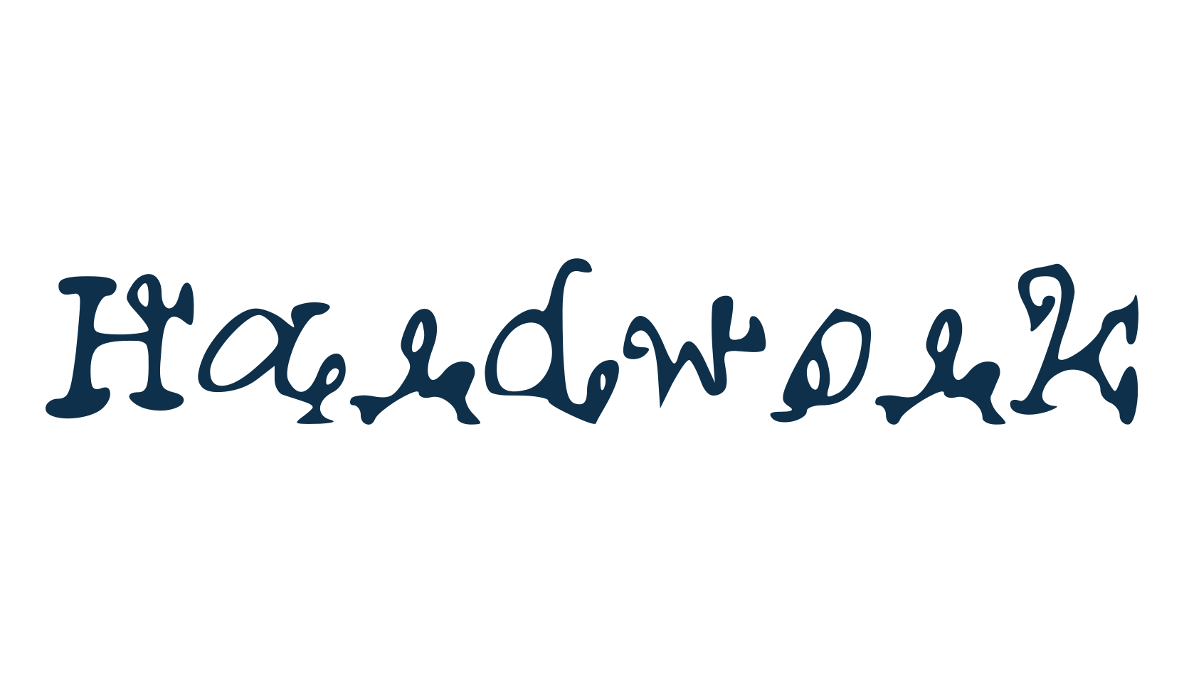 Hardwork, script handwritten fancy decorative calligraphy font preview