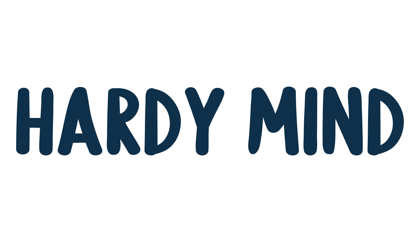 Hardy Mind, handwriting font preview