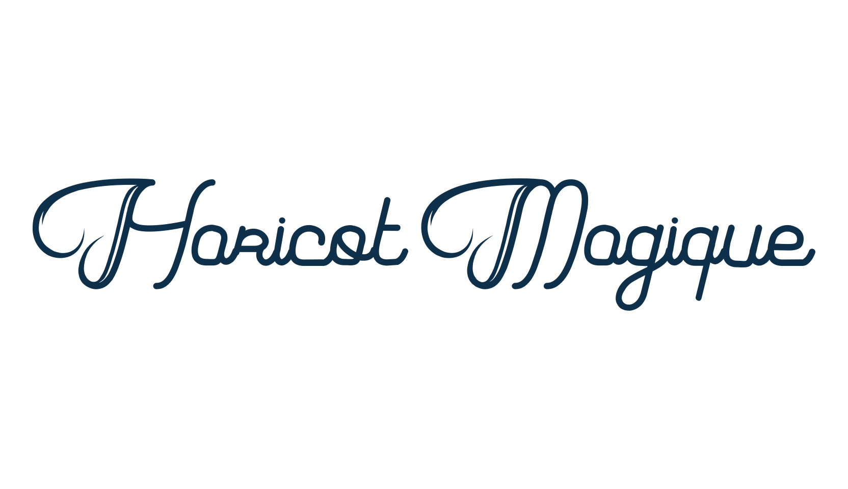Haricot Magique, fancy decorative font preview