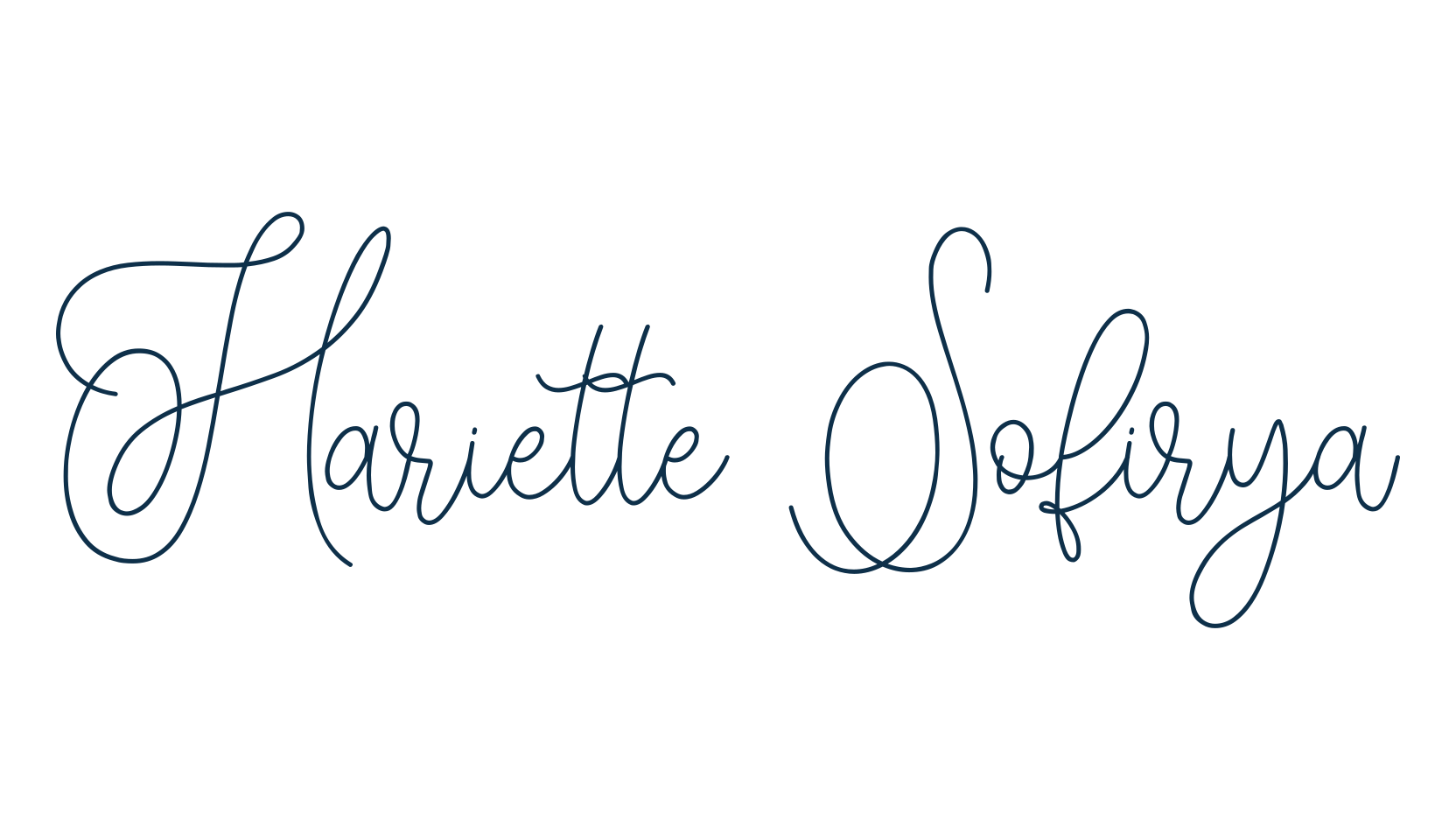Hariette Sofirya, display market font preview