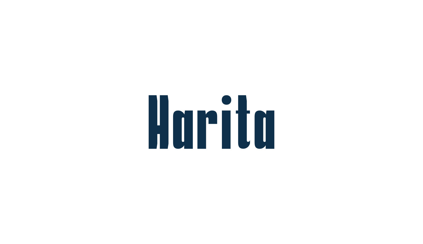 Harita, basic sans serif font preview