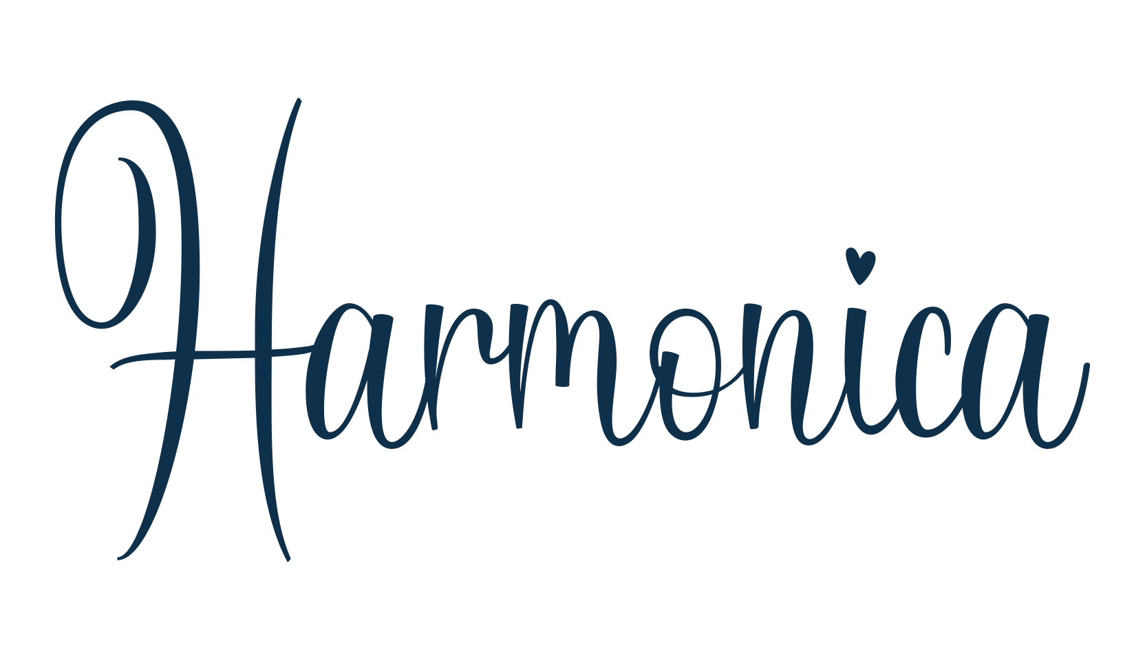 Harmonica, script calligraphy fancy decorative font preview