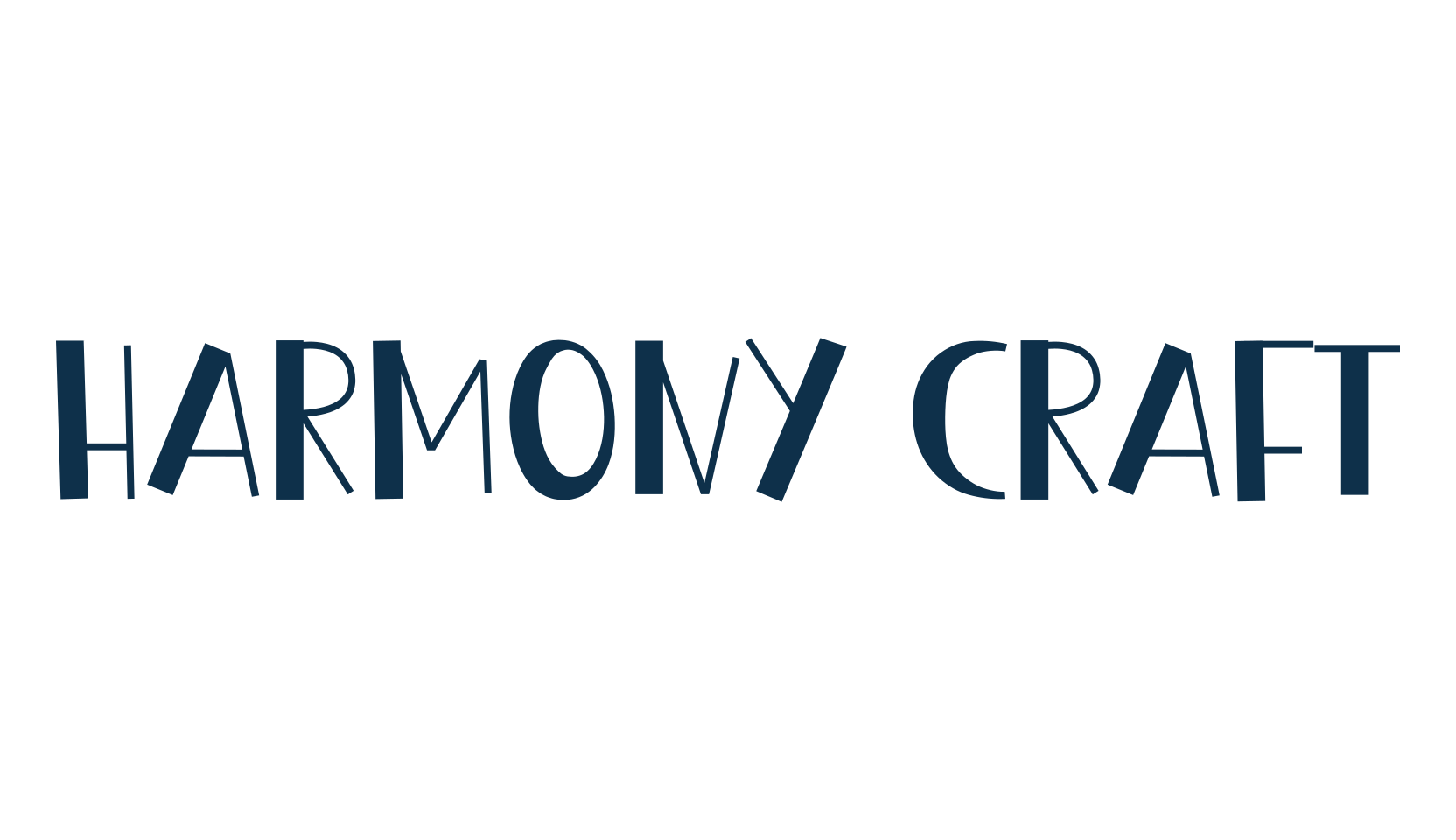 Harmony Craft, fancy cartoon decorative font preview