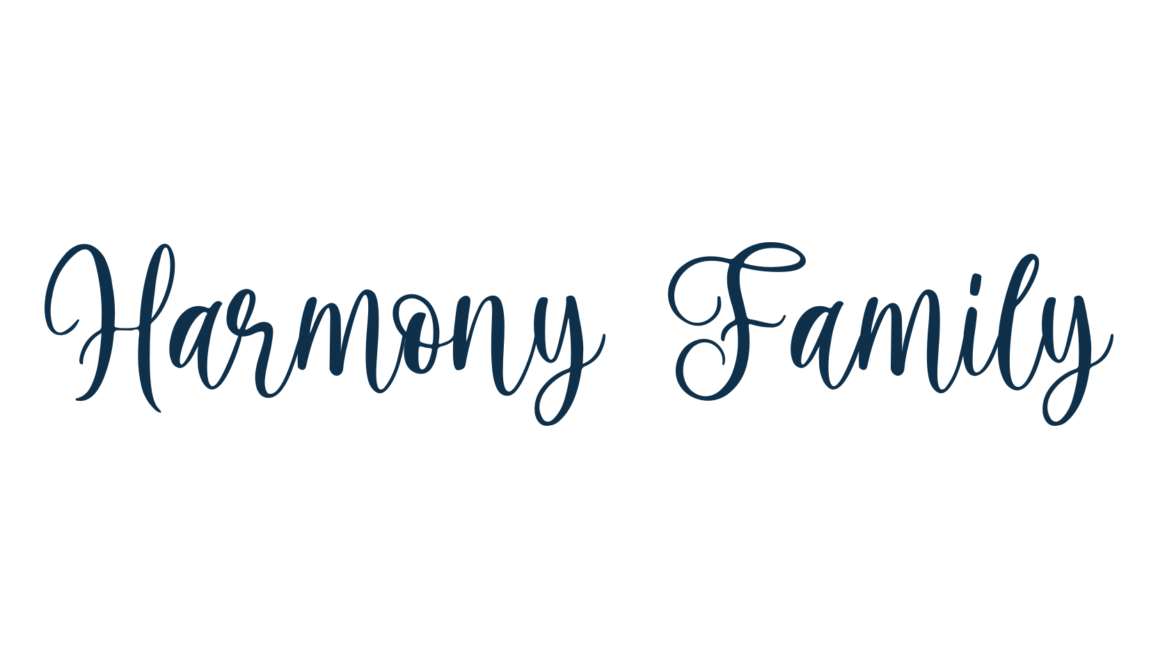 Harmony Family, script calligraphy fancy decorative font preview