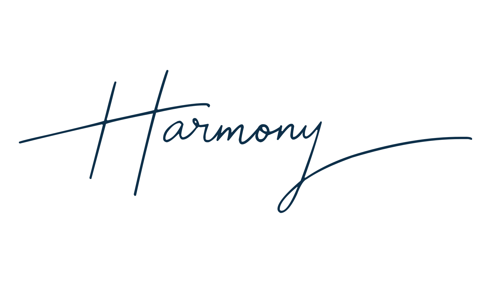 Harmony (harmony), script handwritten fancy decorative calligraphy font preview